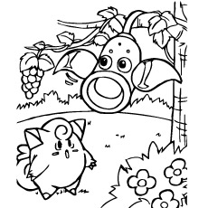 Clefairy Pokeman coloring page