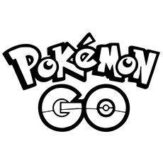New Pokemon Go Logo Pokemon coloring page