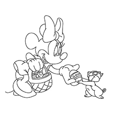 The Disney Easter Fun coloring page