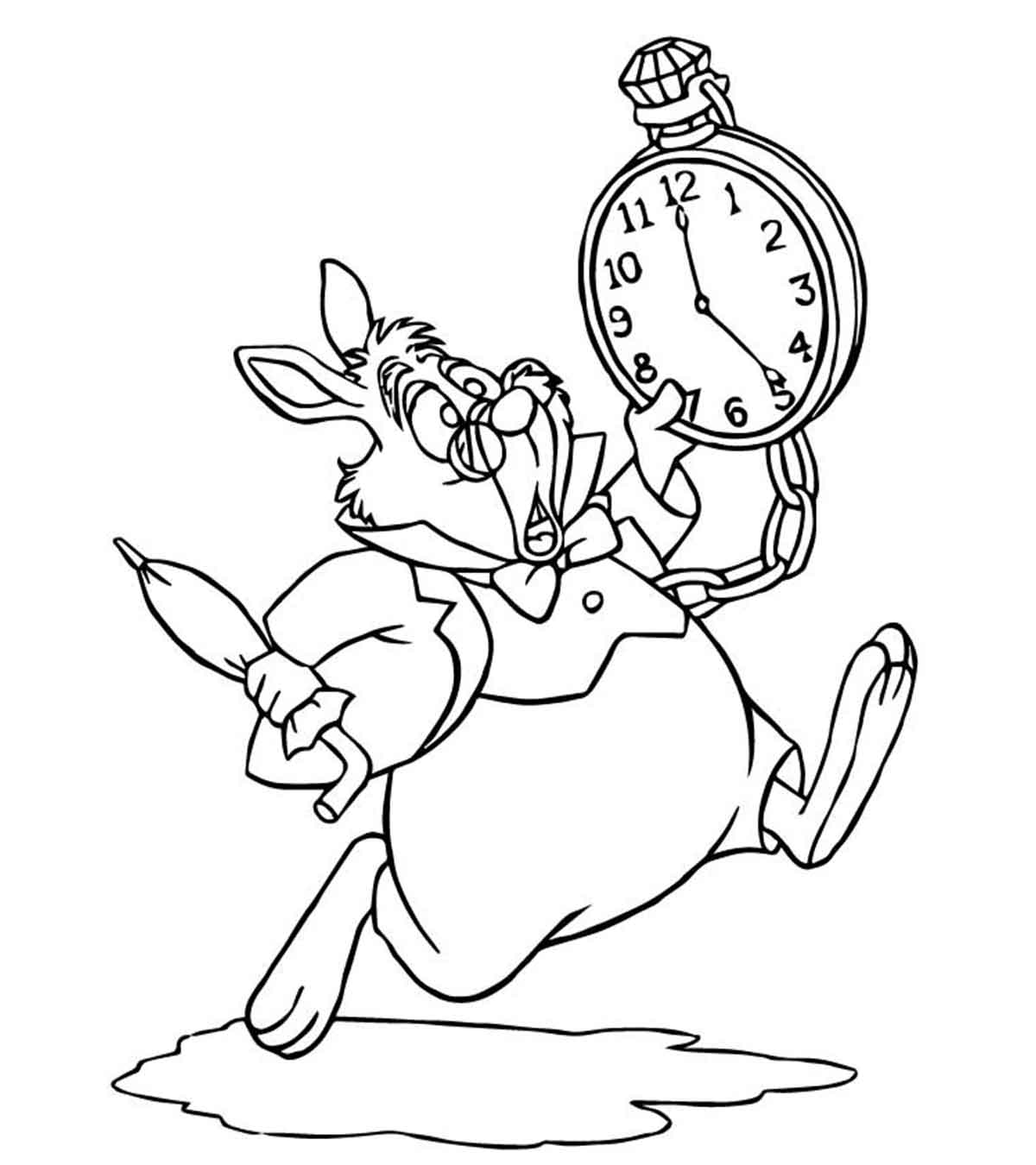 Top 10 Alice In Wonderland Coloring Pages For Your Little Princess_image