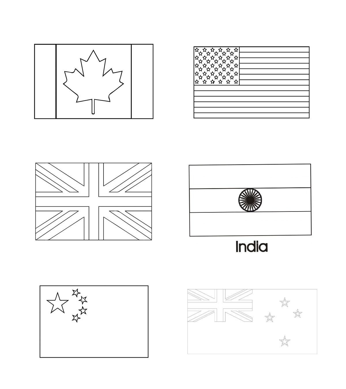 Top 10 Country And World Flags Coloring Pages For Your Toddler_image