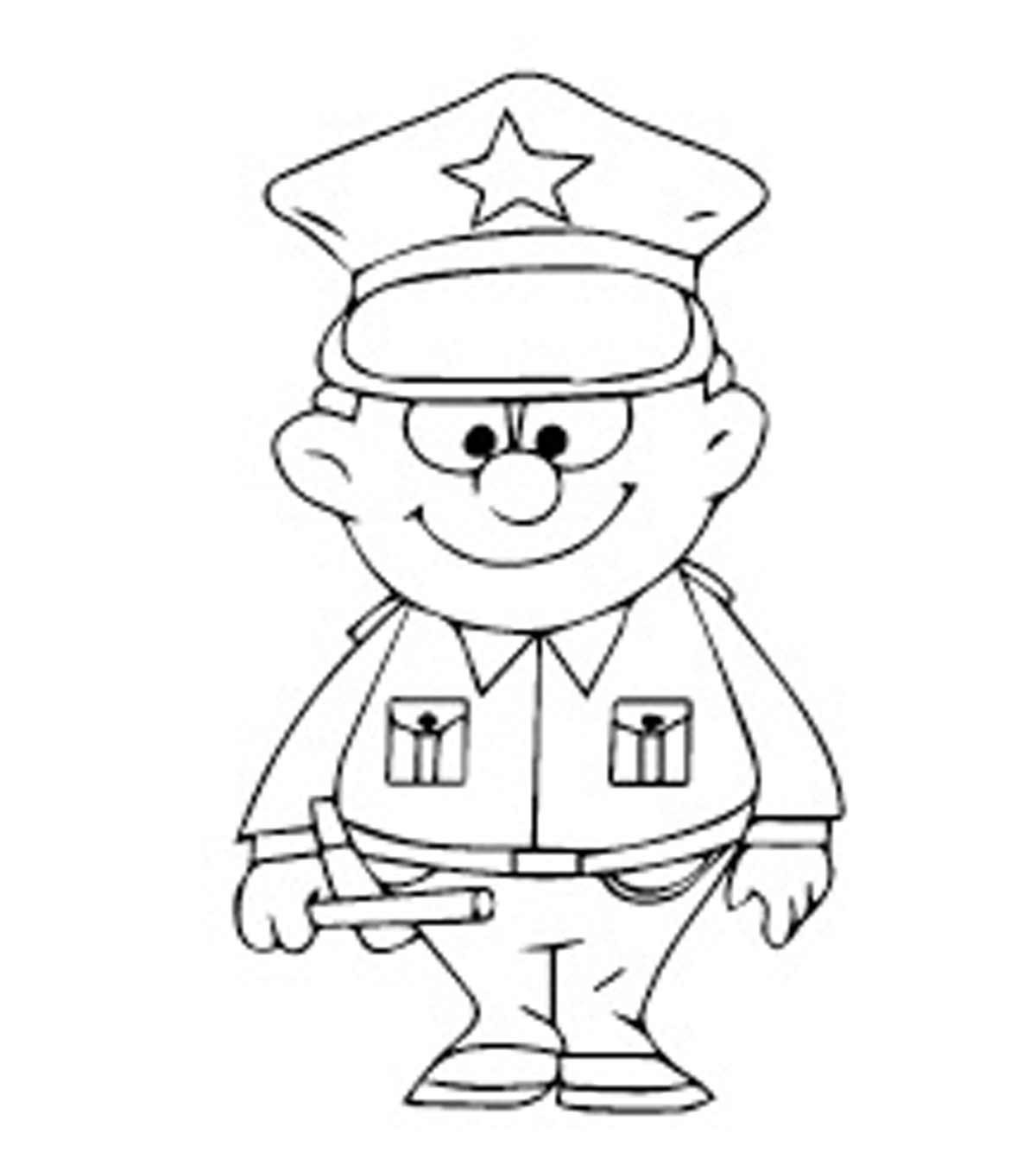 10 Best Police & Police Car Coloring Pages Your Toddler Will Love