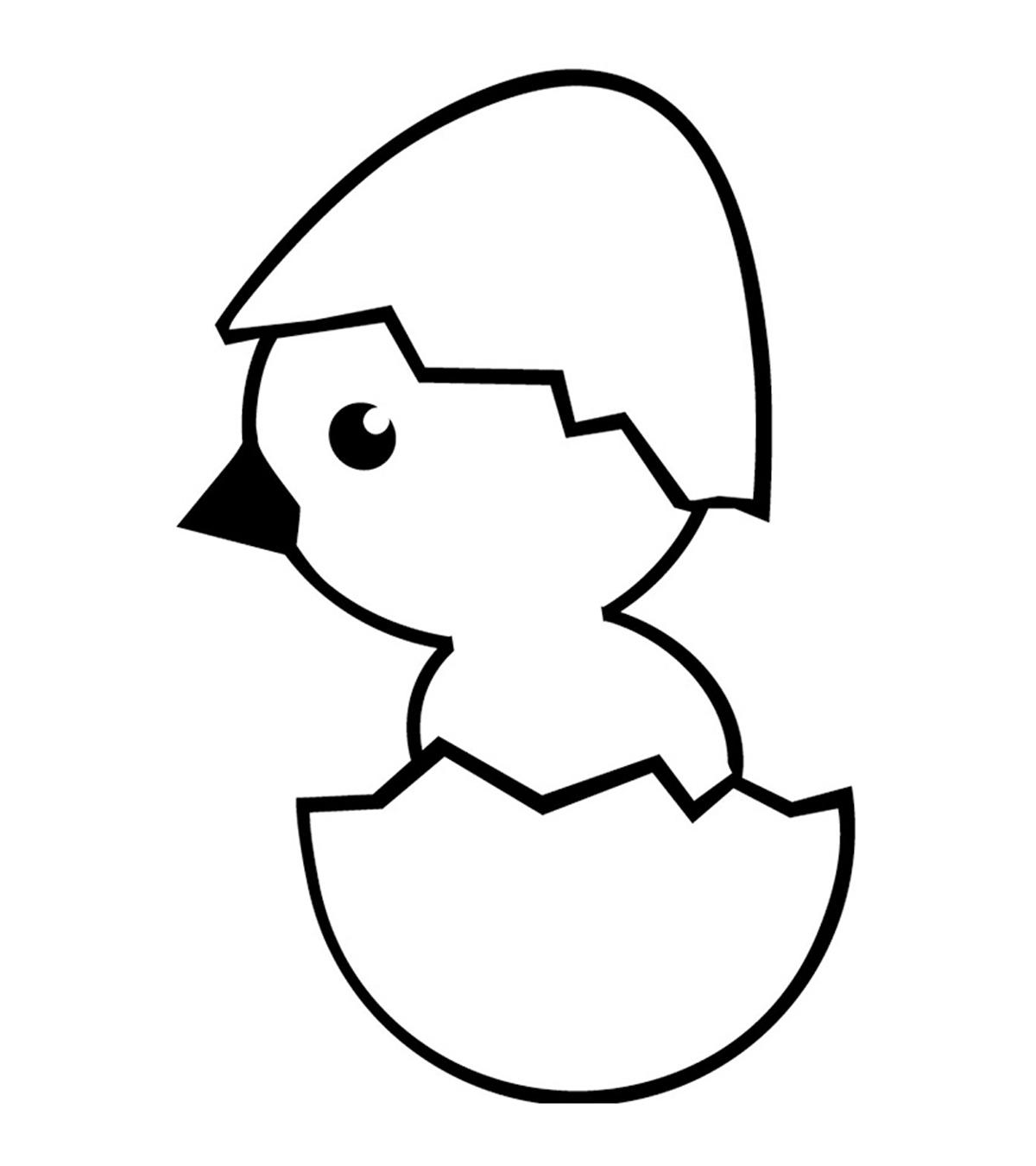 10 Cute Chicks Coloring Pages For Your Toddlers_image