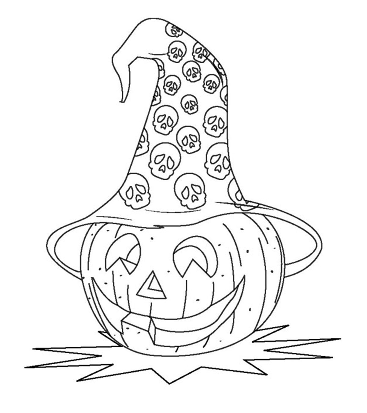 7300 Halloween Abc Coloring Pages Pictures