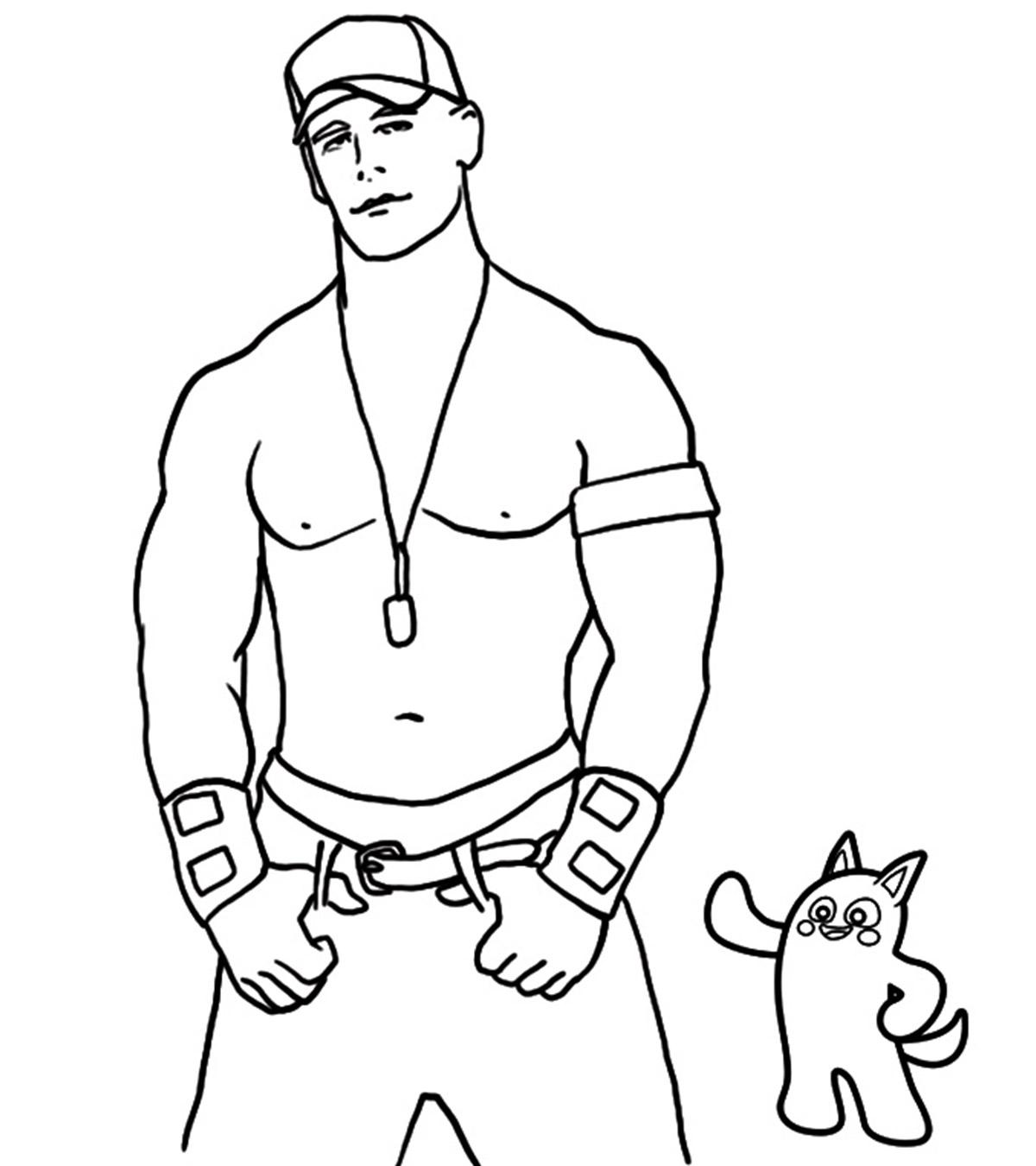 15 Best John Cena Coloring Pages For Your Little Ones_image