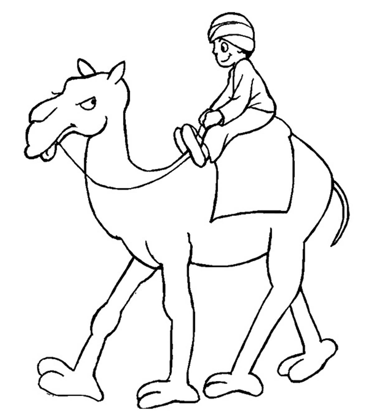 25 Best Camel Coloring Pages For Your Naughty Kid