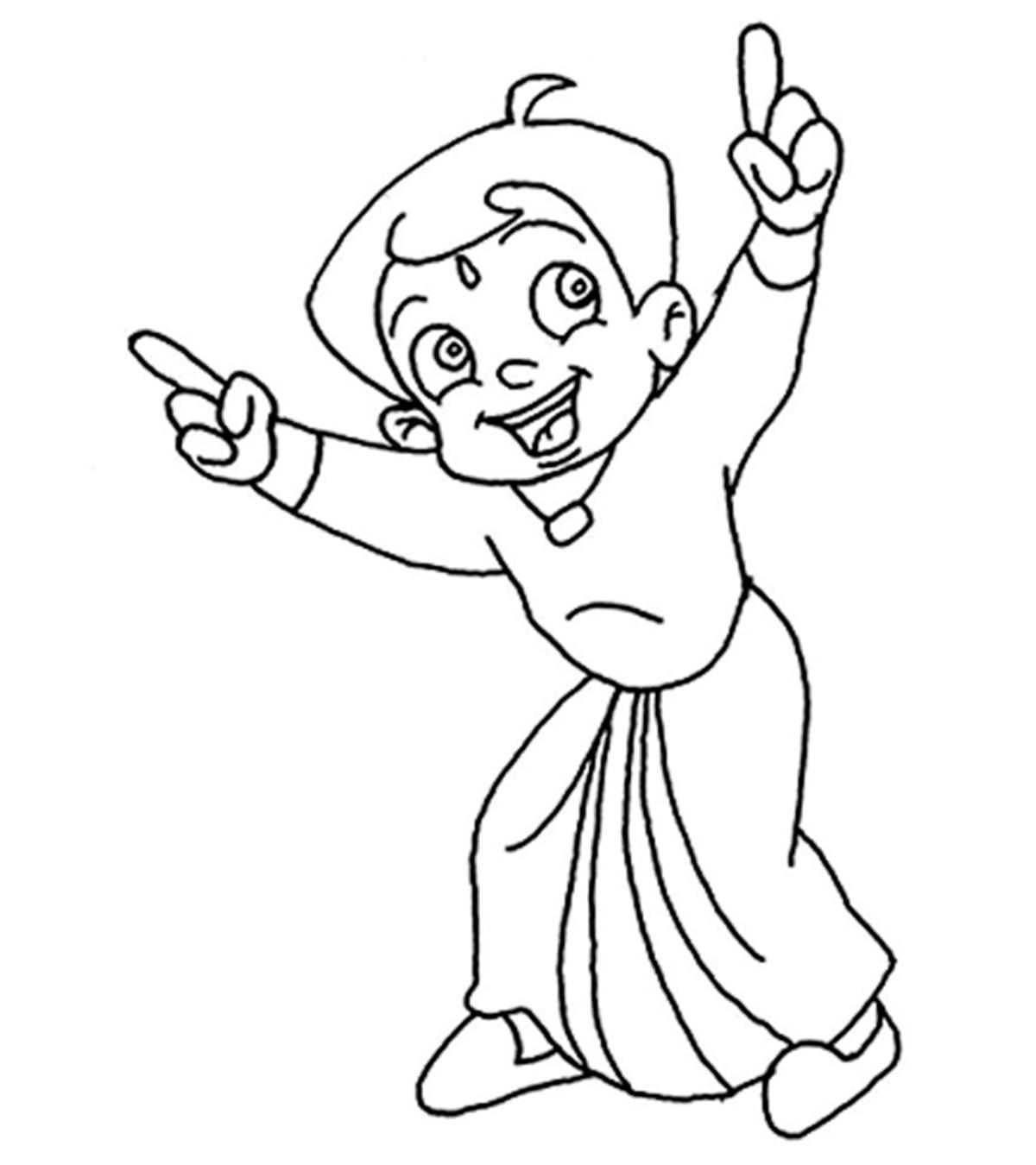 25 Cute Chota Bheem Coloring Pages Your Toddler Will Love_image