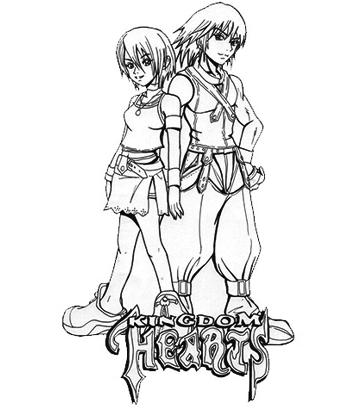25 Interesting Kingdom Hearts Coloring Pages For Your Little Ones_image