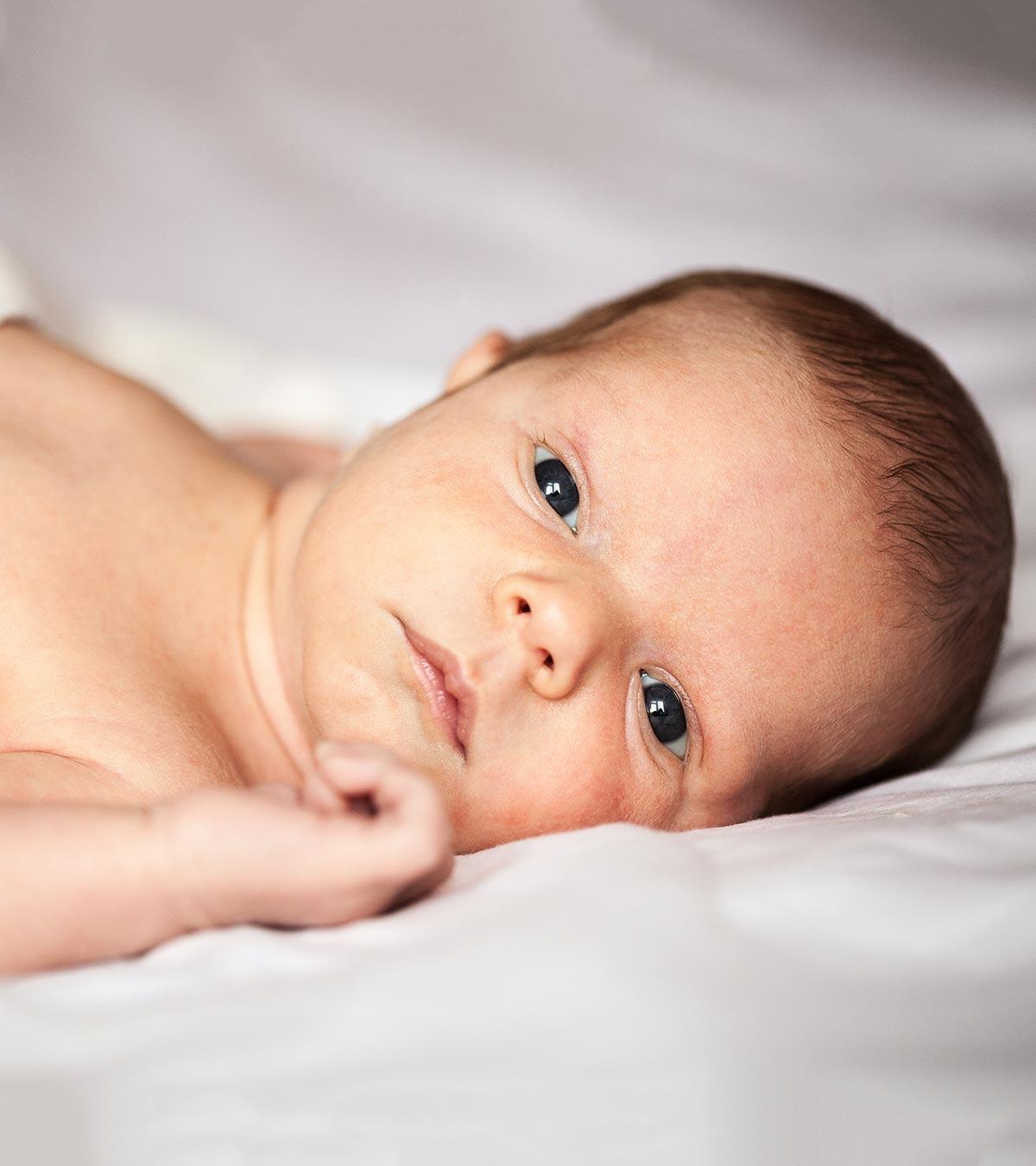 Newborn Baby With Fine Body Hair