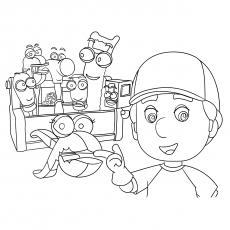 Top 25 Free Printable Handy Manny Coloring Pages Online