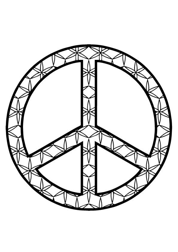 A-Peace-wheel-design-a4.jpg 595×842 pixels | Peace sign ...