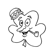 Top 20 Free Printable Four Leaf Clover Coloring Pages Online