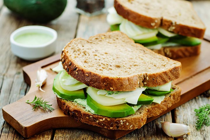 Avocadoes in pregnancy, alt (avocado, lettuce, and tomato) sandwiches