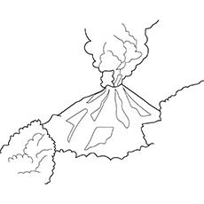 Top 10 Free Printable Volcano Coloring Pages Online