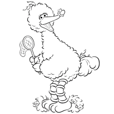 Top 25 Free Printable Big Bird Coloring Pages Online