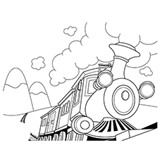 Catch The Choo Choo Soul Train coloring page