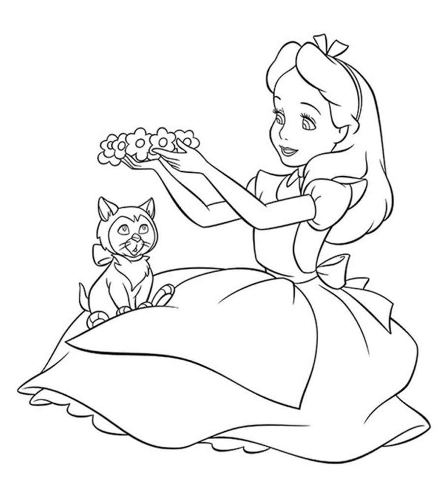 disney baby rapunzel coloring pages