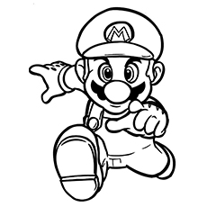 Top 20 Free Printable Super Mario Coloring Pages Online