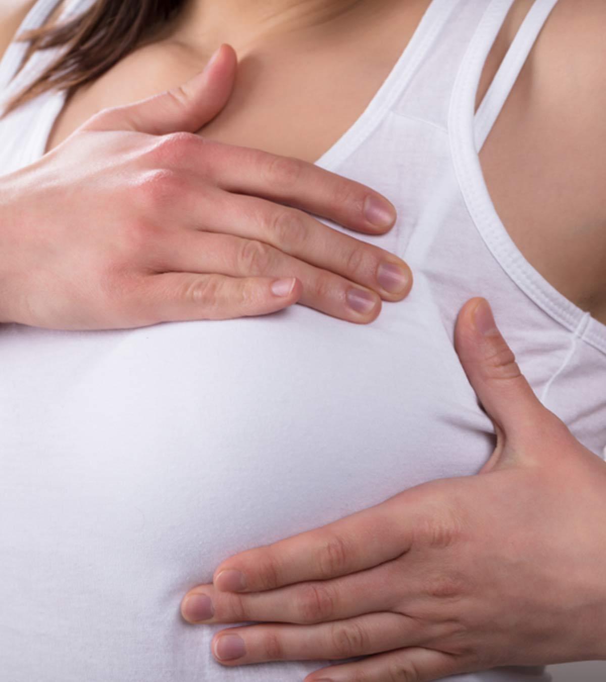 A pregnant lady worries about her itchy breast