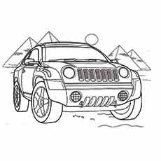 Top 25 Free Printable Muscle Car Coloring Pages Online