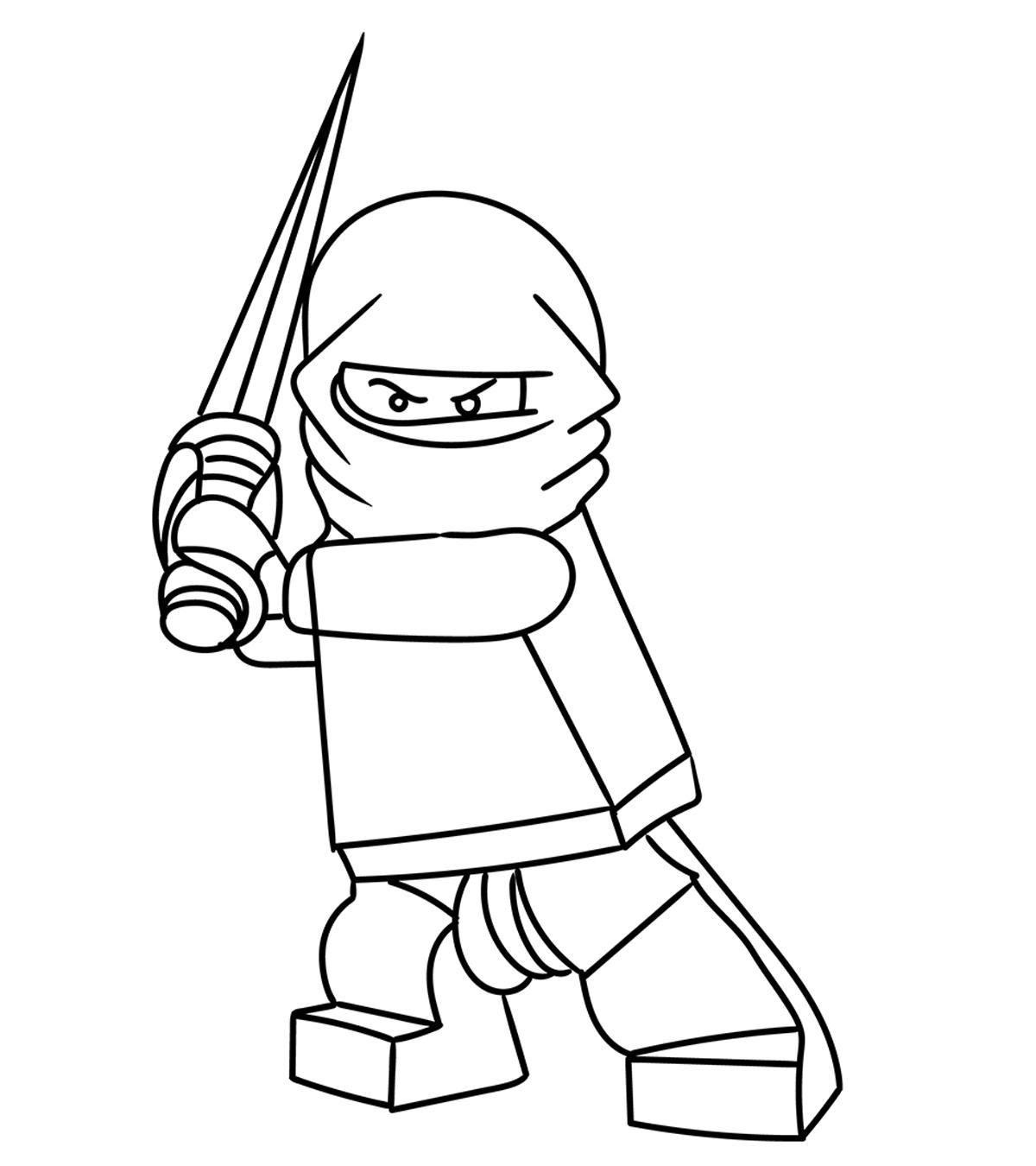 Boy Easy Roblox Coloring Pages