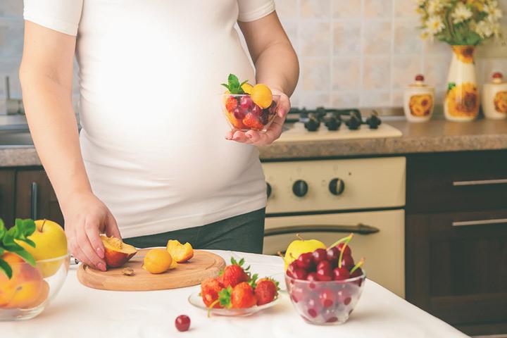 Limit yourself to two peaches during pregnancy