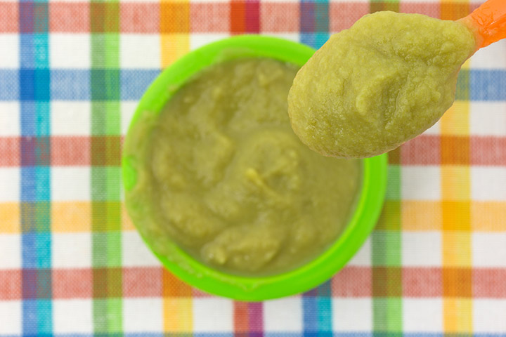 Peas and carrot puree recipe for babies