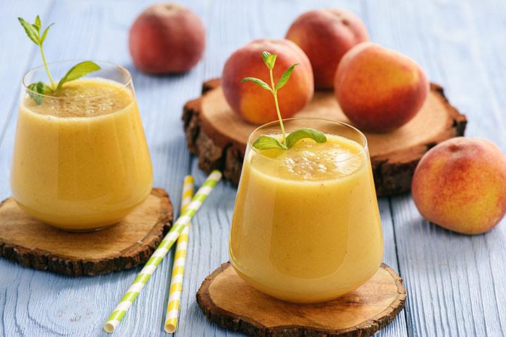 Peach smoothie during pregnancy