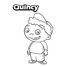 Quincy coloring page