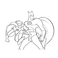 Free Batman and Robin Coloring Pages to Print