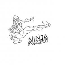 American Ninja Warrior Coloring - The Ninja Poster 