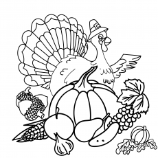 Top 10 Free Printable Thanksgiving Turkey Coloring Pages Online