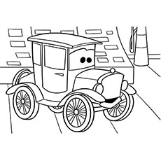 Free Printable The Cars coloring Pages