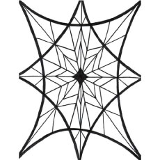 Intricate Web Design Abstract to Color Sheet