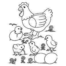 Top 10 Free Printable Cute Chicks Coloring Pages Online