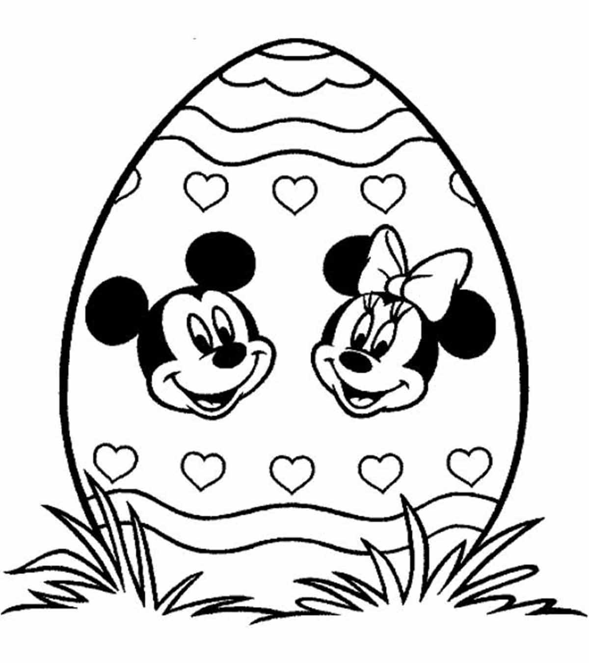 Top 10 Disney Easter Coloring Pages For Your Toddler_image