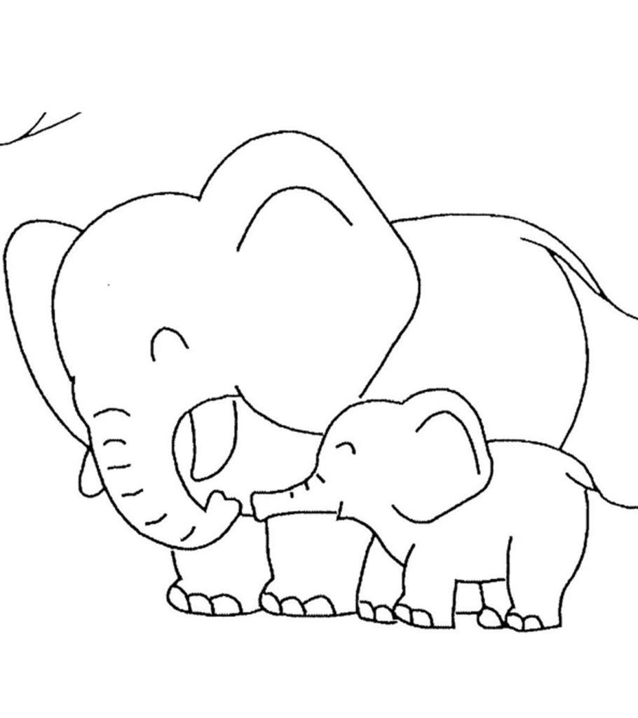 Free Printable Jungle Animals Colouring Pages