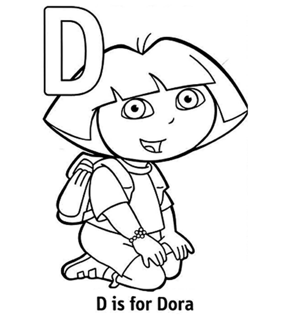 Top 10 Free Printable Letter D Coloring Pages For Little Kids_image