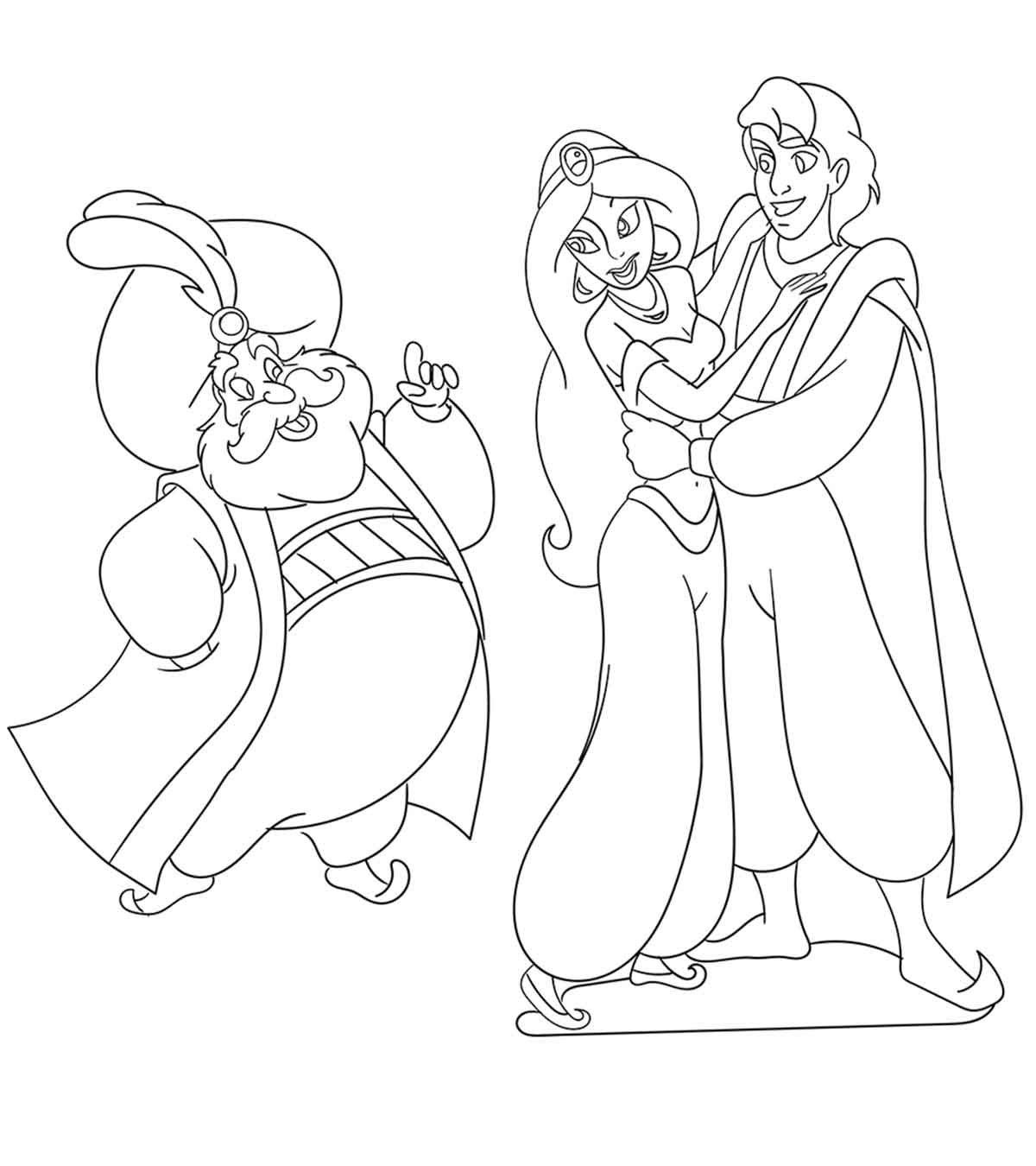 Top 10 Princess Jasmine Coloring Pages For Your Toddler