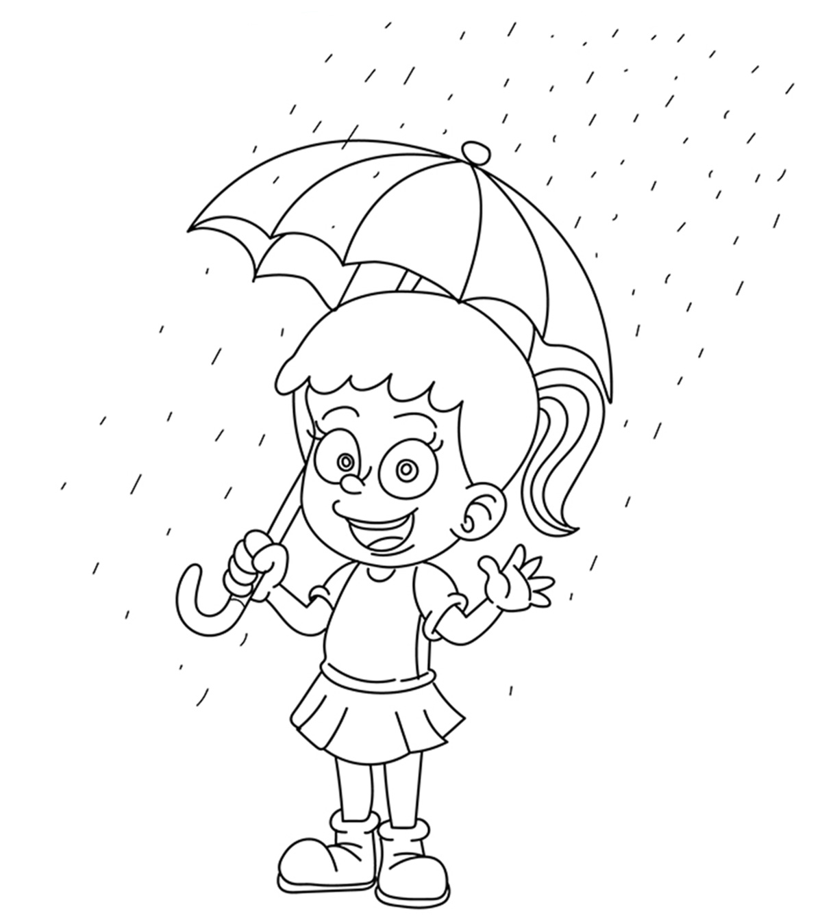 Top 10 Rain Coloring Pages For Your Little Ones