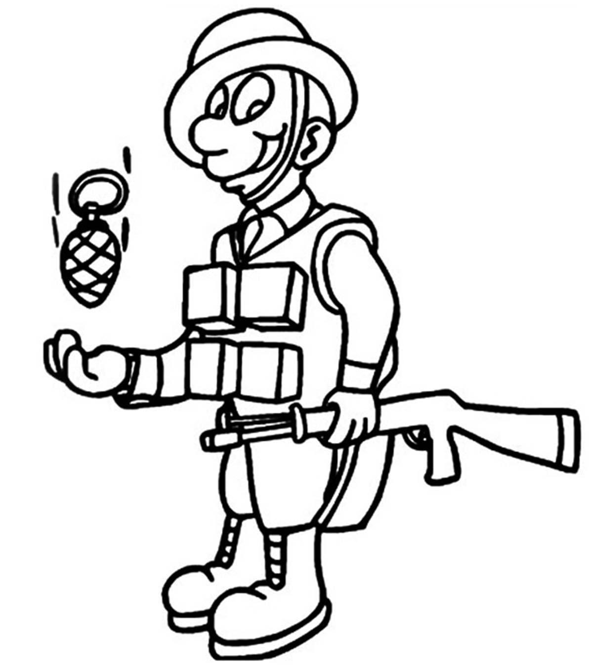 Top 10 Soldier Coloring Pages For Your Toddler_image