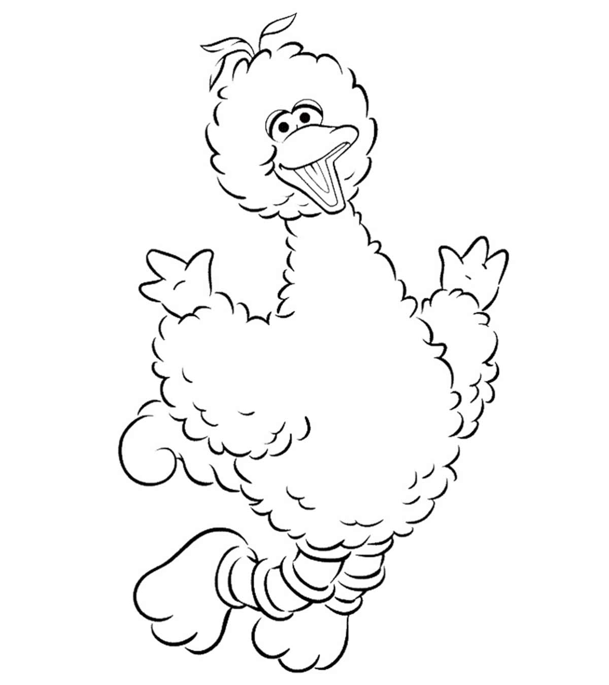 Top 25 Colorful Big Bird Coloring Pages For Your Little One_image