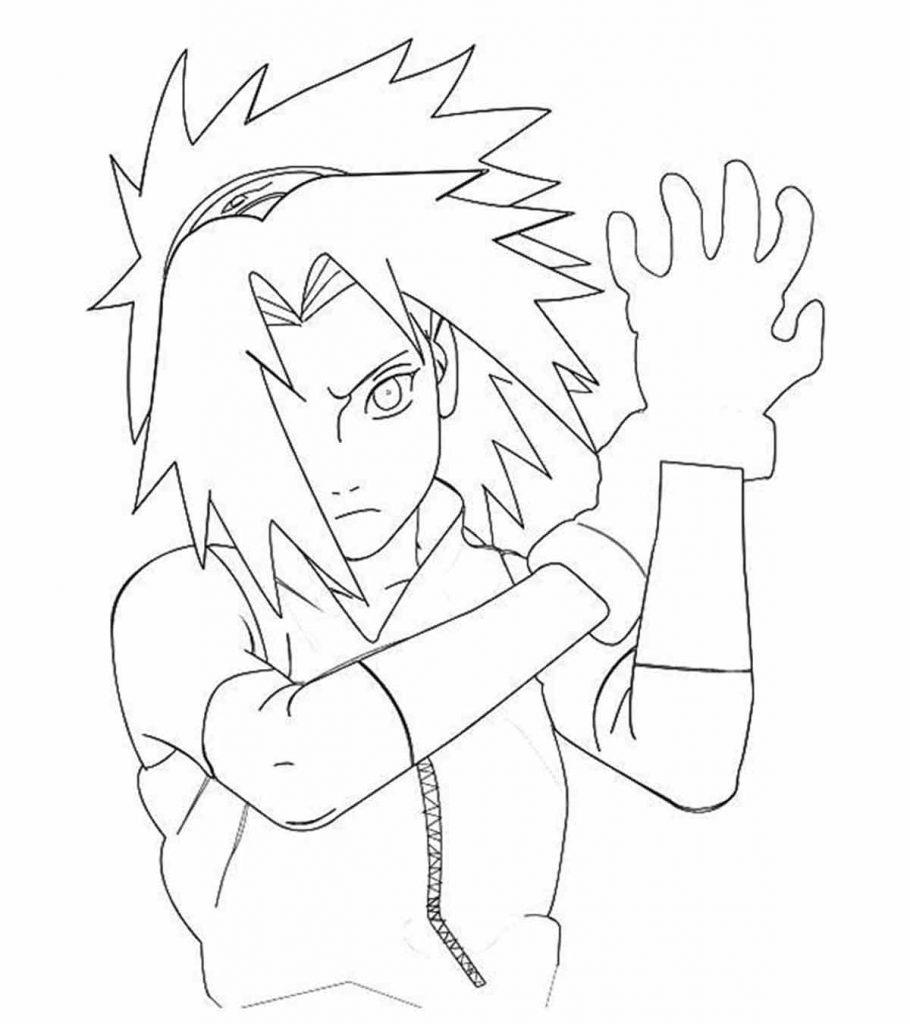 Naruto Coloring Page  Easy Drawing Guides