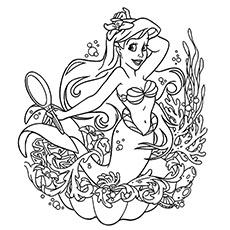 Download Top 25 Free Printable Little Mermaid Coloring Pages Online