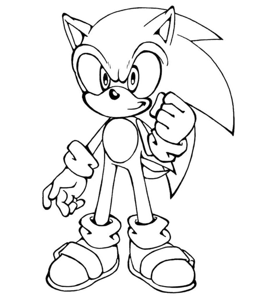 Sonic Exe Coloring Pages Printable for Free Download