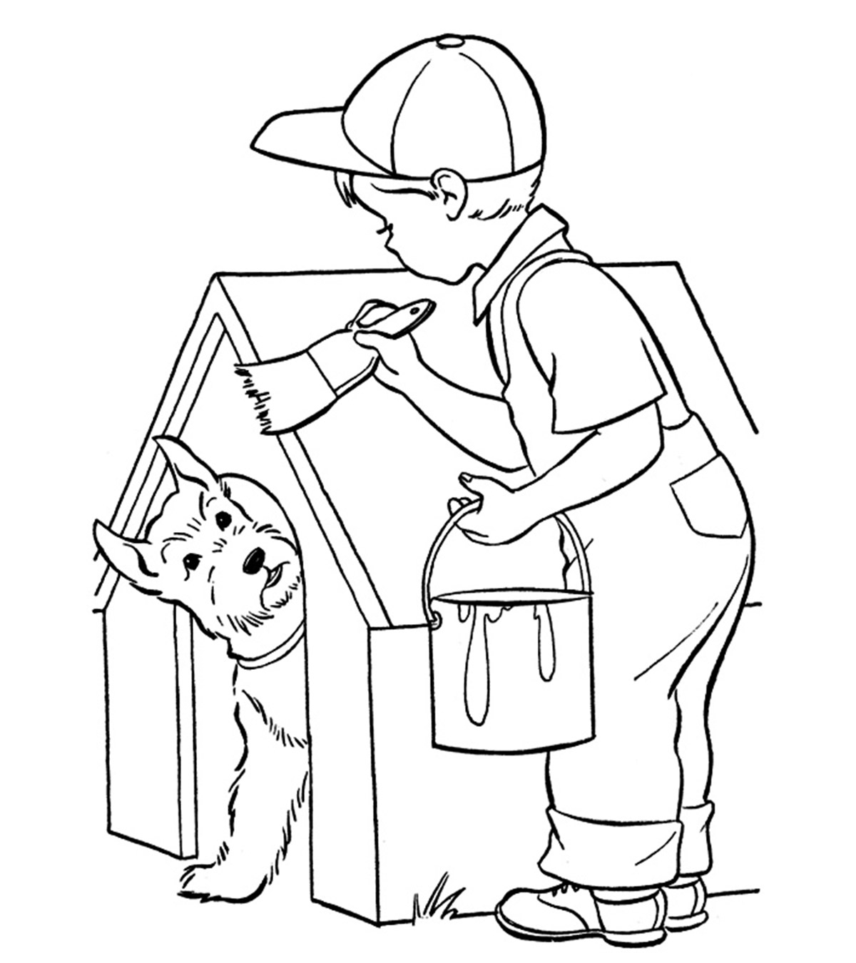 20 Beautiful House Coloring Pages To Keep Your Little One Busy_image