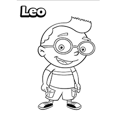 Disney coloring page of Leo