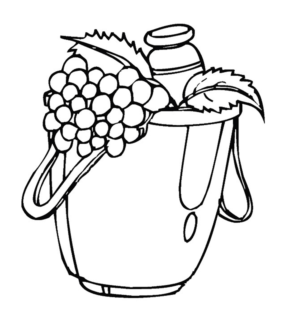25 Lovely Grapes Coloring Pages For Your Little Ones