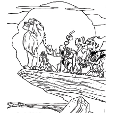 zazu lion king coloring pages