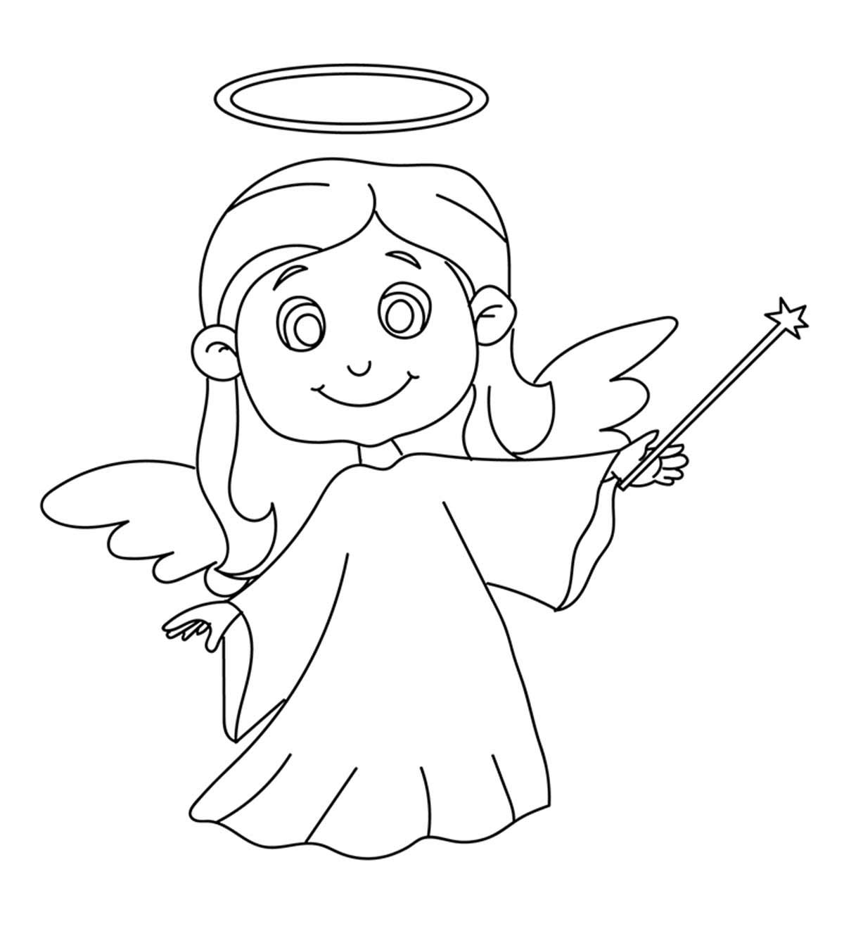 Top 10 Free Printable Cheerful Angel Coloring Pages Online Top 10 Free Printable Cheerful Angel Coloring Pages Online